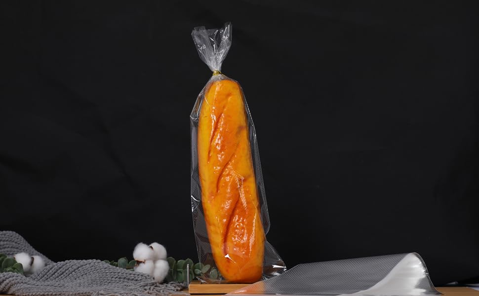 6'' x 16.5'' Clear Vented Bread Bags