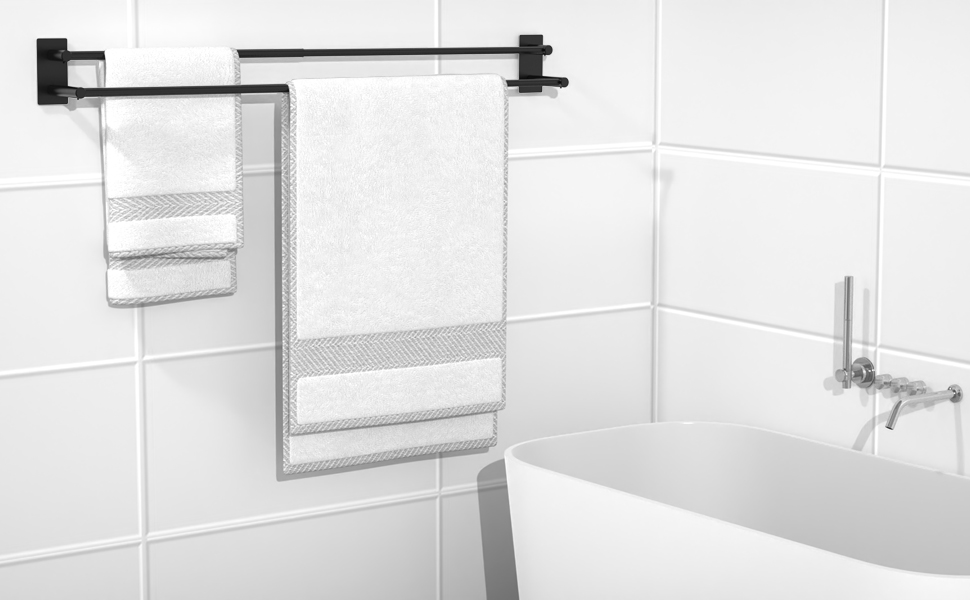 Towel Bar Adjustable Bath Towel Bar (16.930.9 Inch) 304