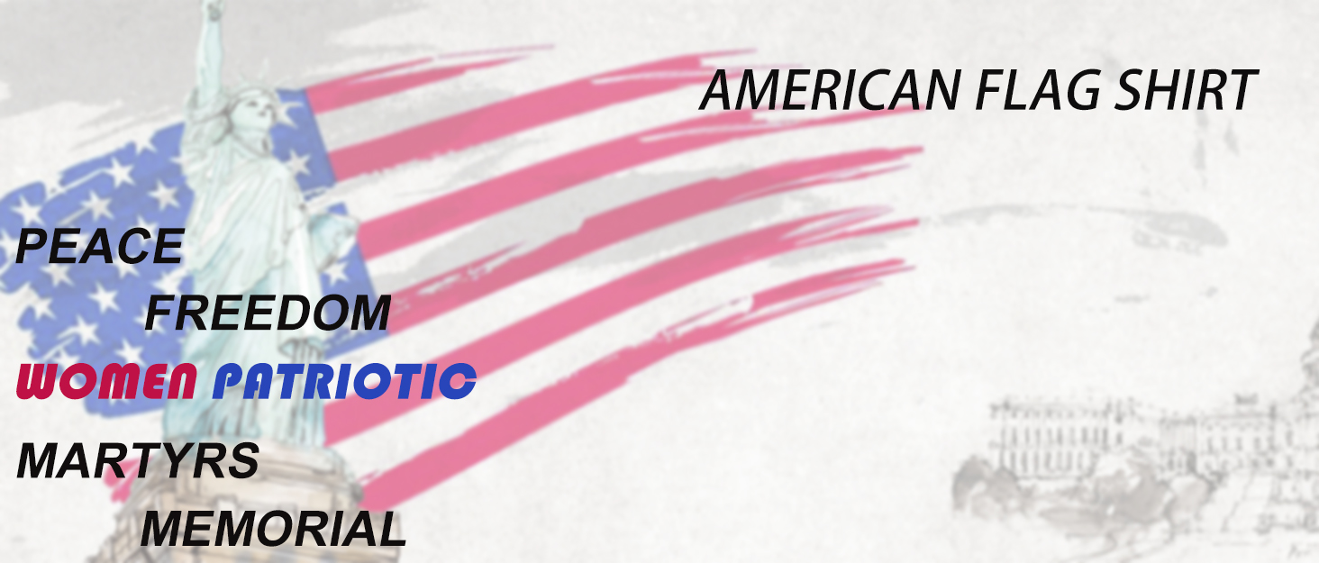 american flag shirt American Flag Shirt Tops Womens 4th of July T-Shirts