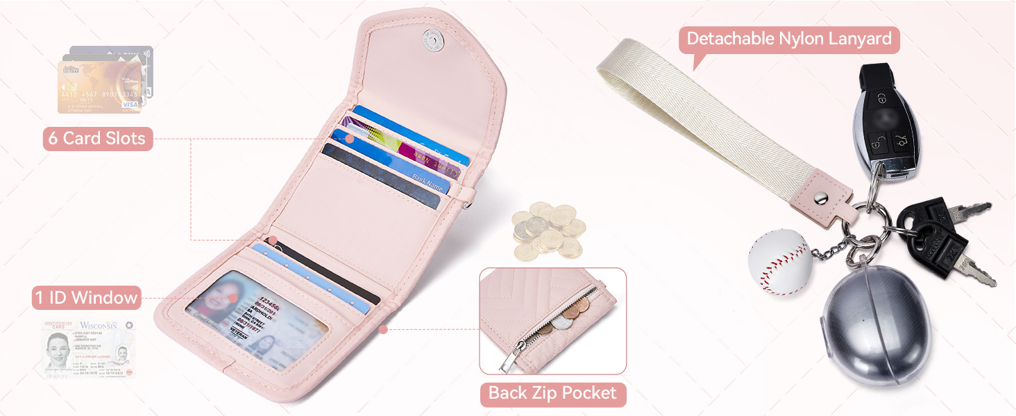 BOSTANTEN Card Holder Wallet RFID Slim Wallet for Women
