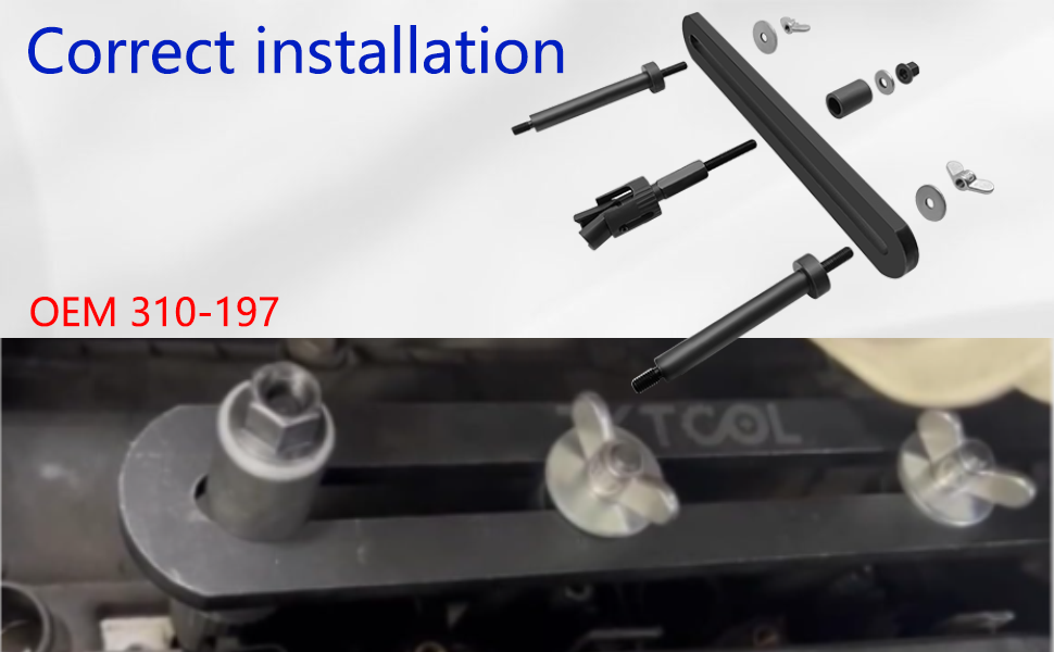 310-197 Fuel Injector Puller Removal Tool Kit For Land Rover Jaguar 3.0L 5.0L X150, XK, X250(XF) XJ