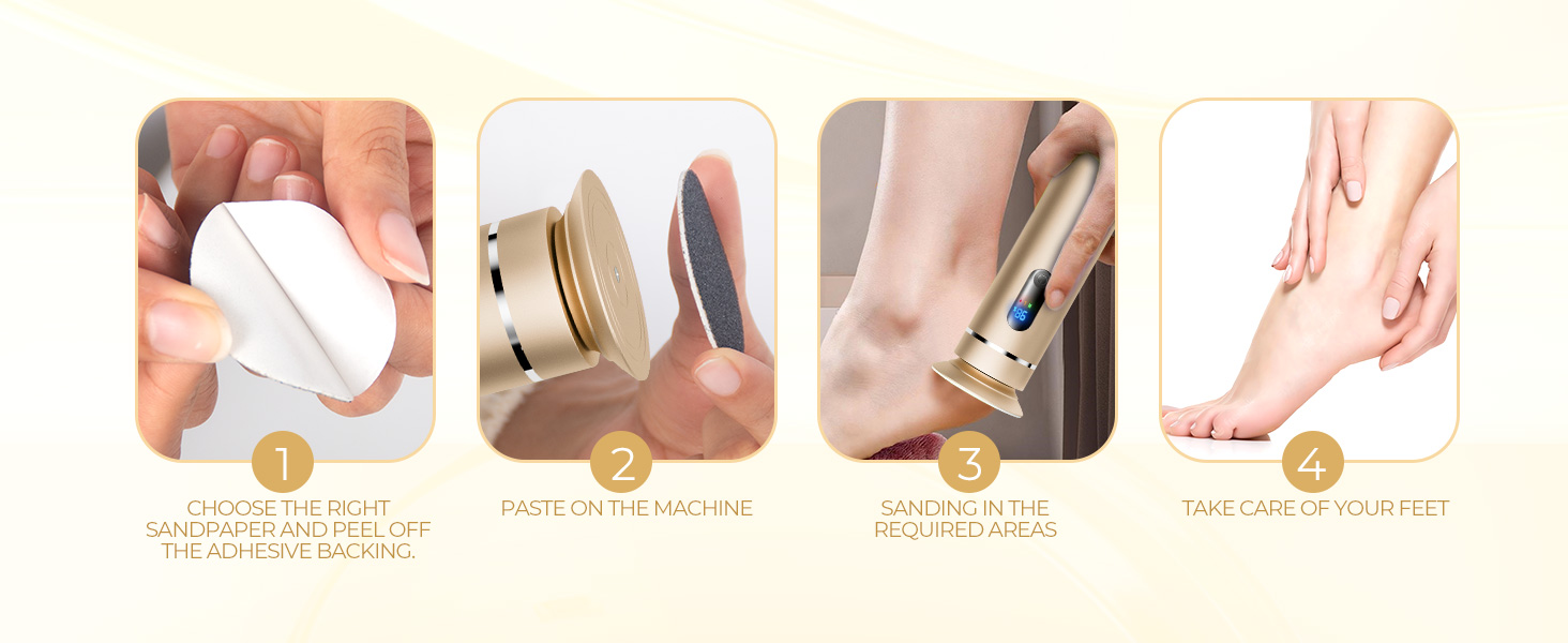 Rechargeable Electric Feet File