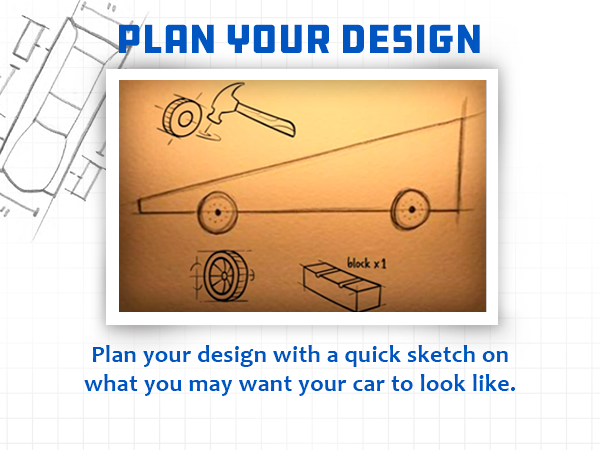 Drawing sketch of car