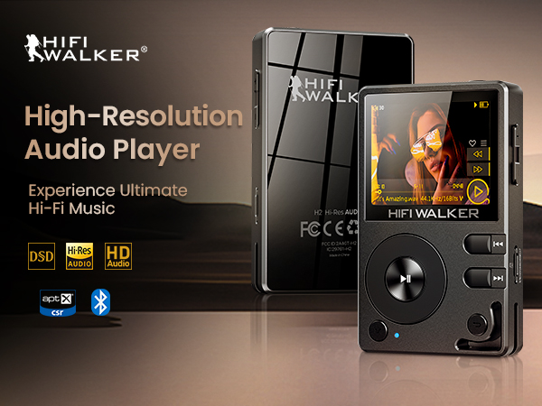 HIFI WALKER MP3 MP4 プレーヤー H2 ブラック【新品】 Amazon.com: HIFI WALKER H2 HiFi MP3 Player with Bluetooth