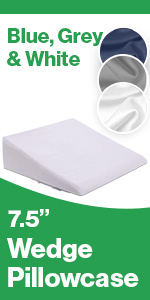 InteVisions Pillowcase, 7.5&amp;amp;#34; Pillow Cases for Wedge Pillow