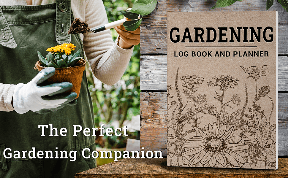 gardening log book and planner