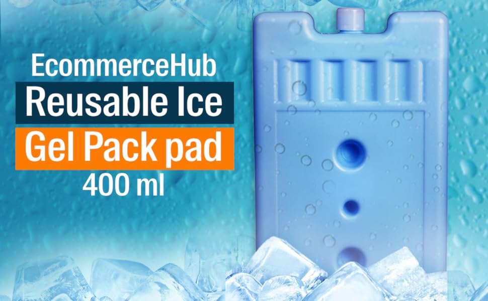 Ice Gel Pads Packs For Cold Therapy, Picnic Boxes Bag