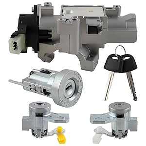 15795321 15795322 Ignition Switch Cylinder Housing with Ignition Lock Cylinders & Keys Assembly Set