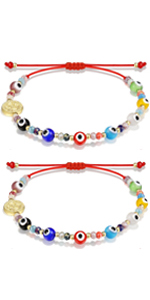 Evil Eye Beads Bracelet