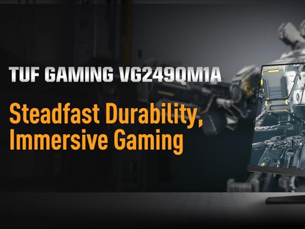 Windowsデスクトップ ASUS TUF GAMING monitor270hz ASUS TUF Gaming VG249QM1A - 24 Inch Full HD Monitor, 270 Hz