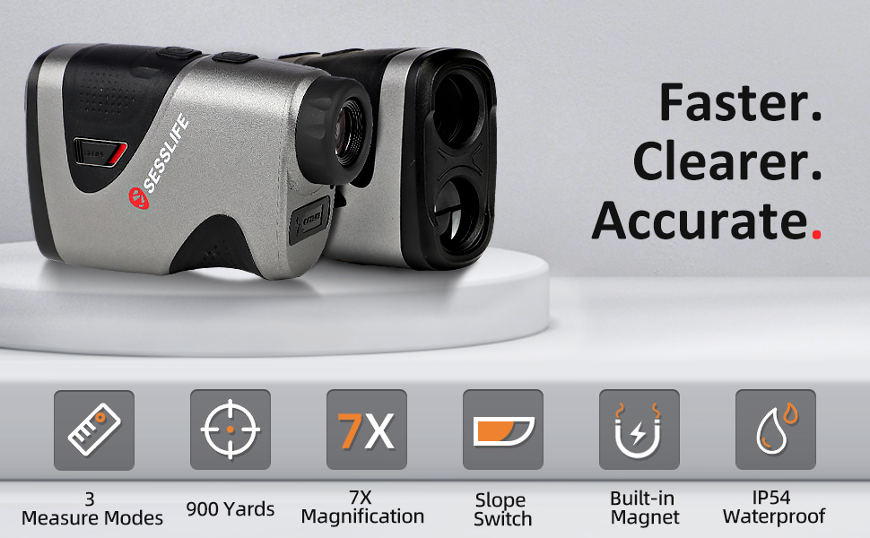 Amazon.com : Sesslife Golf Range Finder with Slope,900+