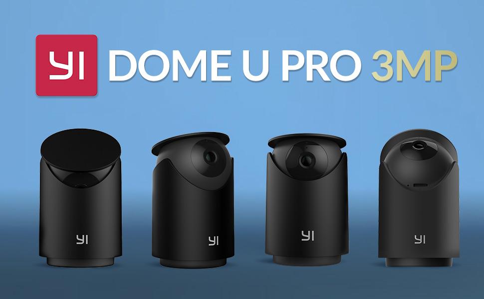 YI Security Camera Indoor 2K 3MP Dome U Pro WiFi IP with 2Way Audio