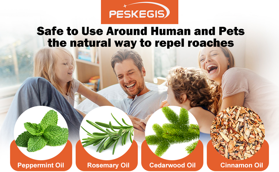 10 Pack Roach Repellent for Indoor Infestation, Roaches Pest Control Repellent Spray