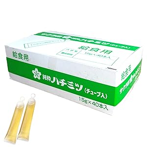sato6104119はちみつ Amazon | 純粋ハチミツ 15g×40本入 不織布ふきん付き はちみつ