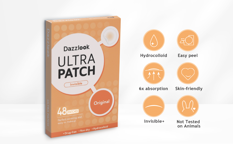 Dazzlook Acne Pimple Patches, Acne Patches for Face 96Count