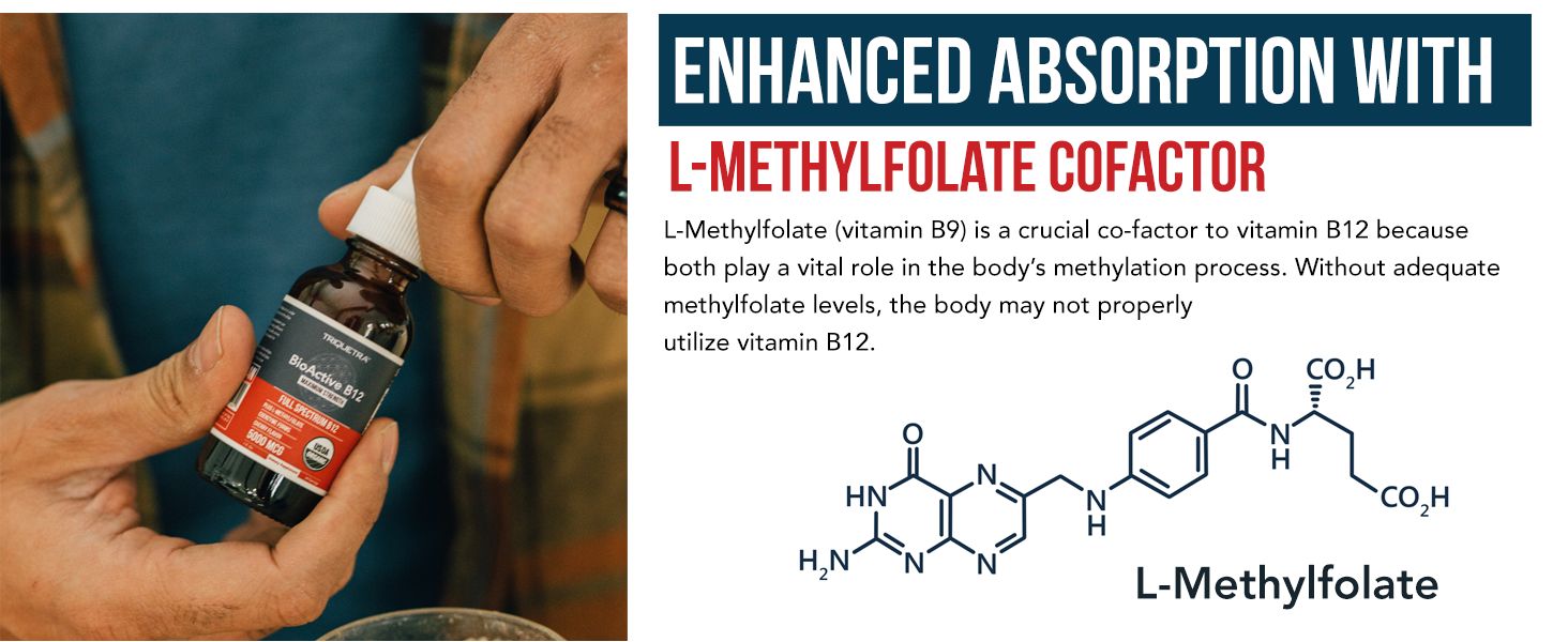 BioActive Vitamin B12 5000 mcg Contains 3 BioActive B12