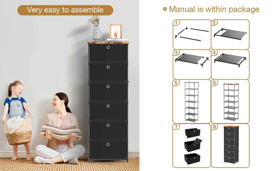 Storage Drawers Dresser