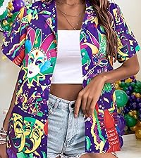 Mardi Gras Hawaiian Shirt