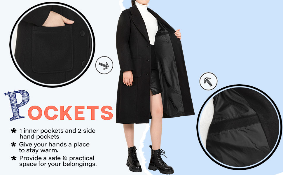 wool coats for women