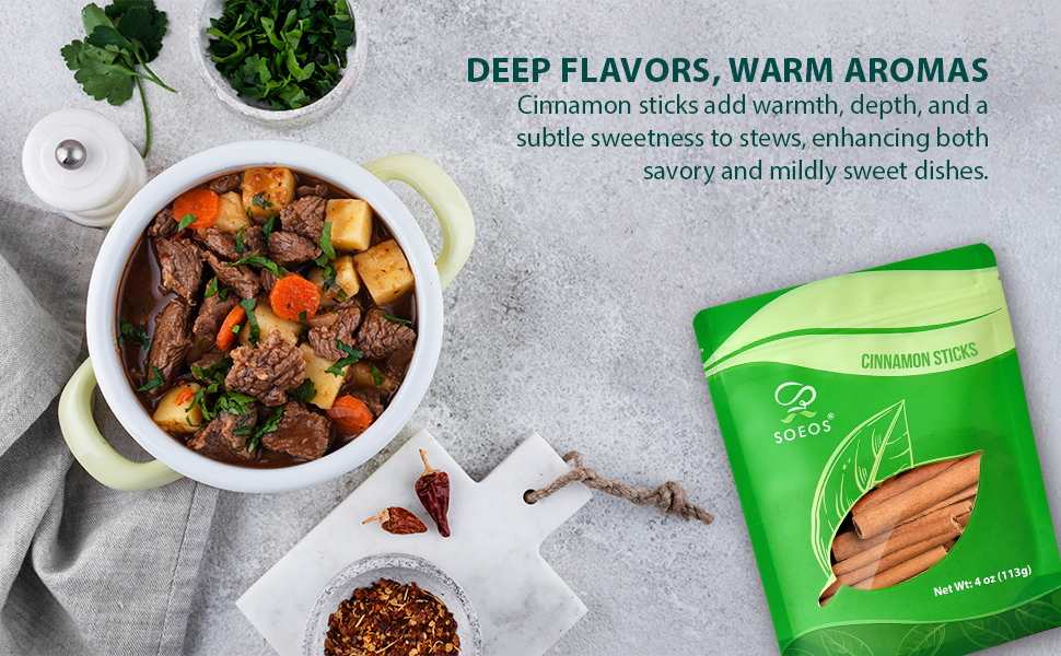 deep flavors warm aroma