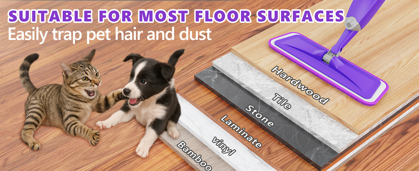 Suitable for Most Floor Surfaces