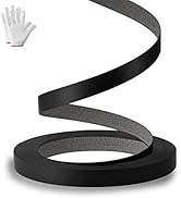 ZYJT Black Edge Banding, 3/4 inch x 25ft roll of Veneer Edge Banding -Pre-glued Flexible Edging, ...