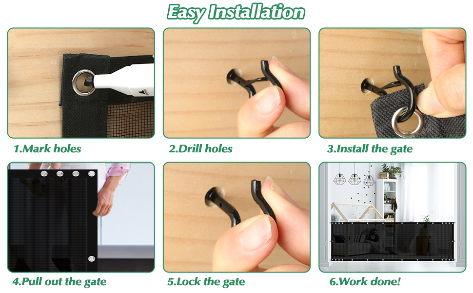 120 Inch Extra Wide Pet Gate for Large Openings Baby Dog