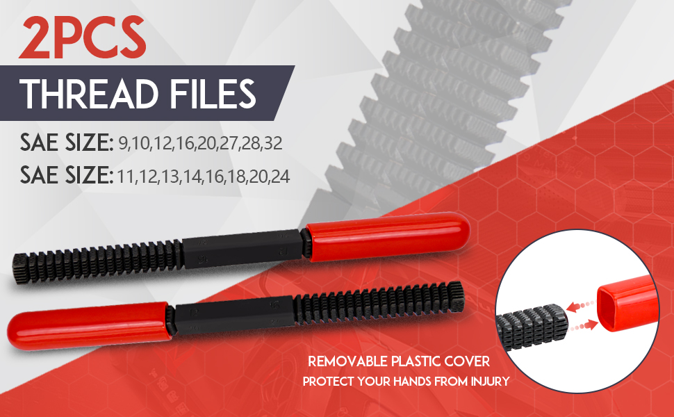 YESHMA 42PCS Universal Thread Chaser Set,Thread Restorer