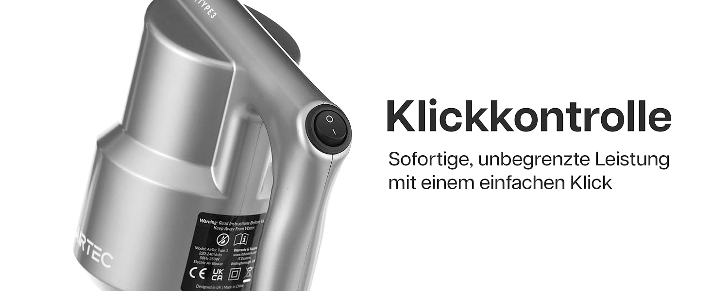 IT Dusters AirTec Ultra Elektrischer Staubbläser für PC, Laptop