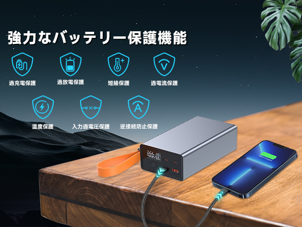 Amazon | Raydyn 140W 86000mAhモバイルバッテリー 大容量