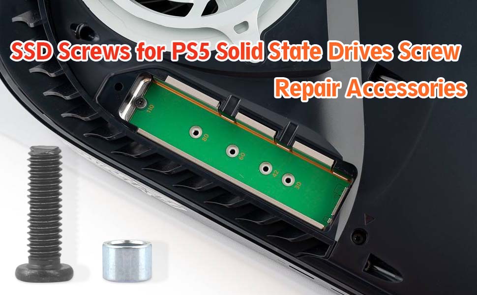 RongZy SSD Screws for Sony Playstation 5 PS5 Solid State Drives Screw