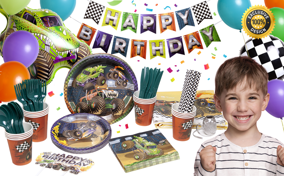 monster truck party supplies monster jam party supplies monster truck birthday monster truck balloon