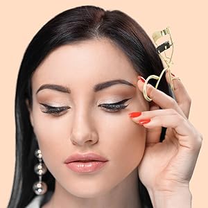 eyelash curler, pinch free curler, curler, eyelash, lashes, brush, stainless steel, professional