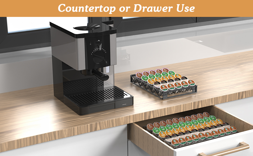 Kssiaz K Cup Holder, Expandable Coffee Pod Holder