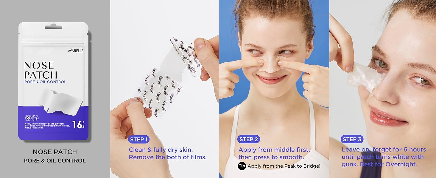 Avarelle Nose Patch Pore & Oil Control Hydrocolloid Pore