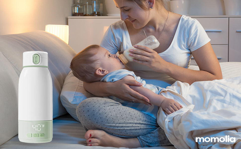 [2024 Upgrade] Portable Bottle Warmer for Travel, Water Warmer for Baby Formula or