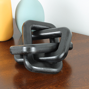 3 Link Wood Knot - Black Only