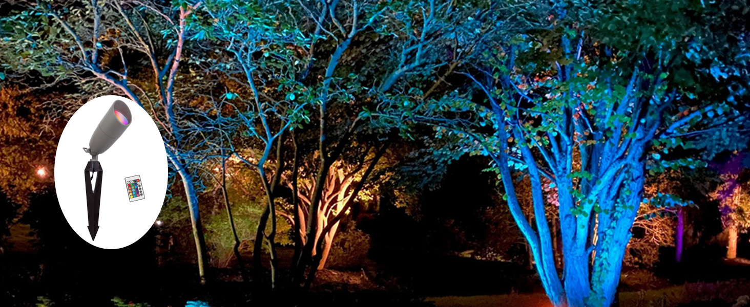 color changing led spotlight