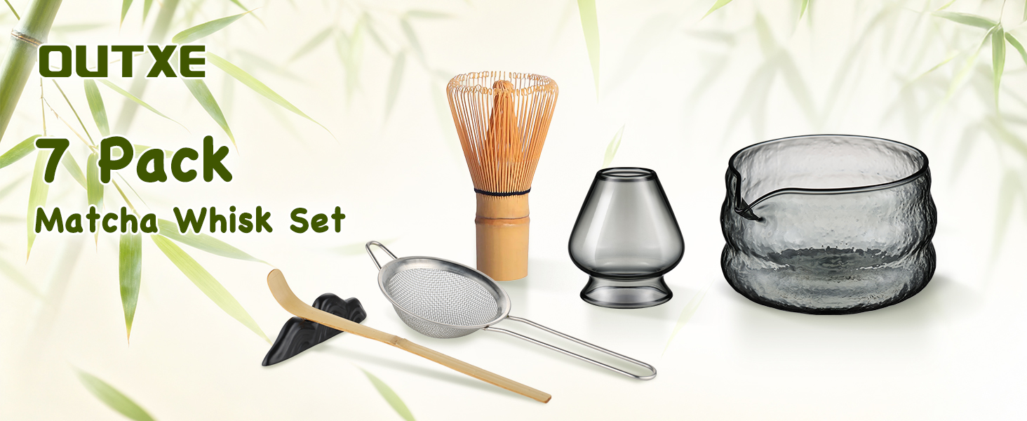 matcha whisk set