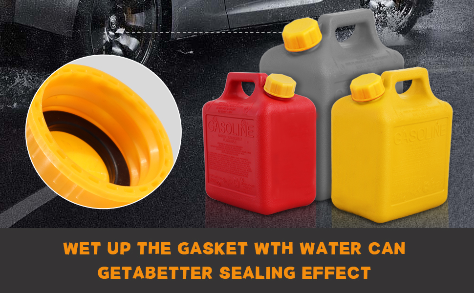 Niwicka 5 Gallon Gas Can Cap Durable Replacement Lid with