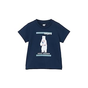 Amazon | [ヘリーハンセン] Tシャツ カットソー キッズ アニマル