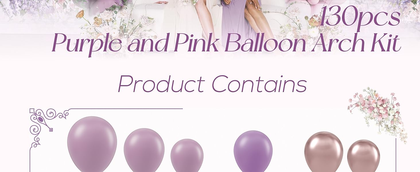 purple balloons