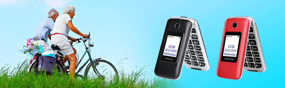 Flip phone for the elderly