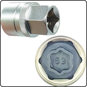 wheel locking nut key kit wheel lock nut scoket adapter set wheel anti-theft lug nut removal tool