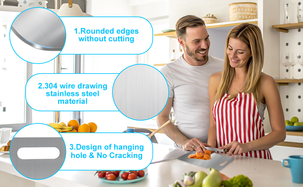 cutting board stainless steel