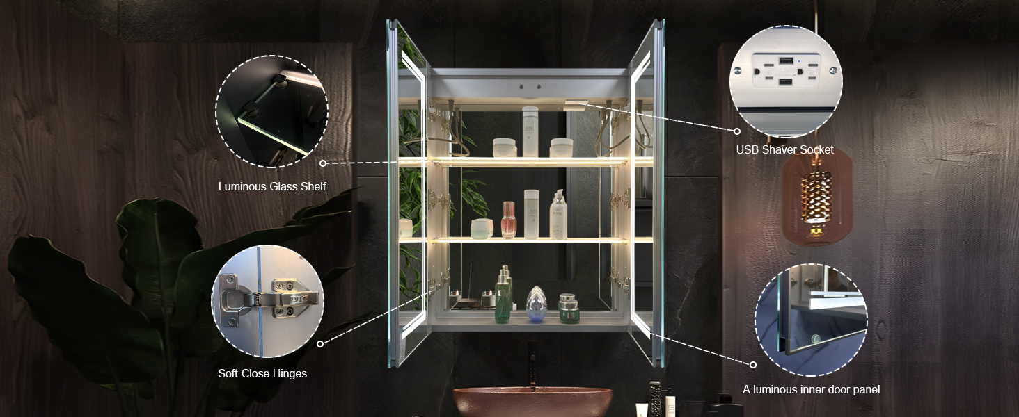 medicine cabinet with mirror