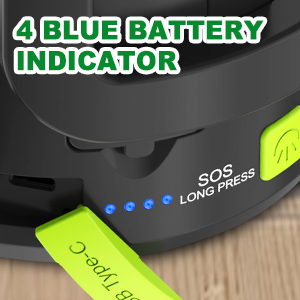 Rechargeable camping light