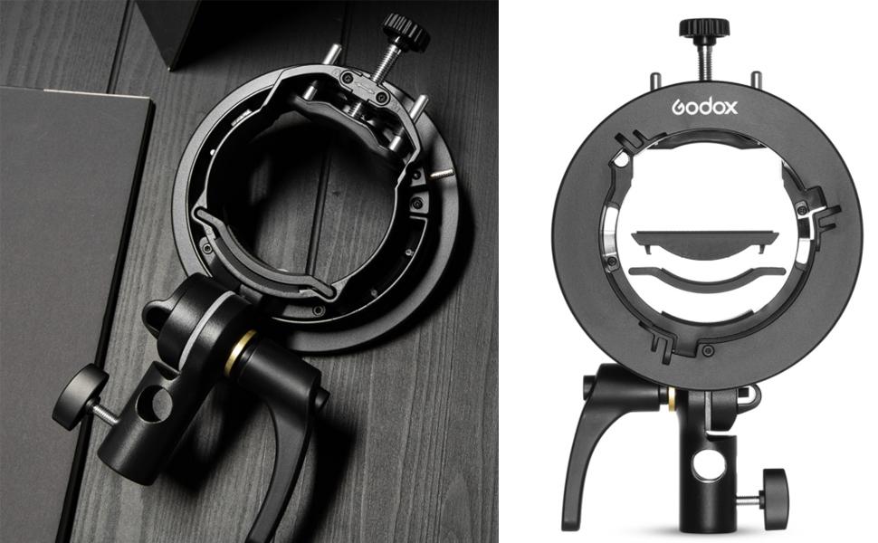 Amazon | GODOX S2 スピードライトブラケット ボーエンズ