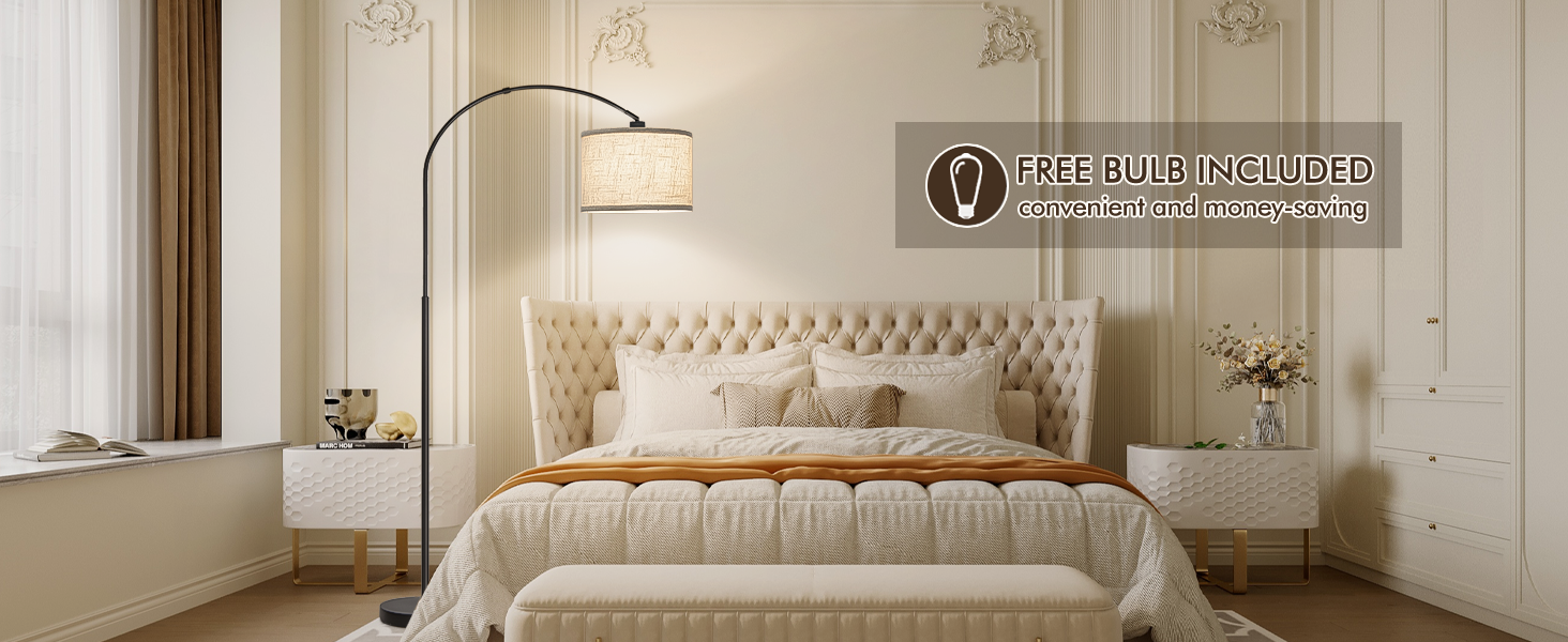 floor lamp with bulb included