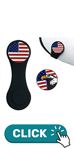 silicone golf hat clip 1 with ball markers 2